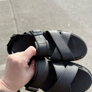 Doc marten strappy platform sandal